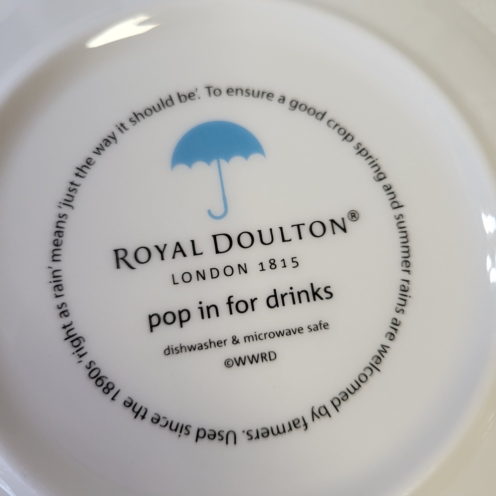 Royal Doulton Pop In For Drinks‎ Plates Set London 1815 Appetizer Side Dishes - Picture 6 of 7